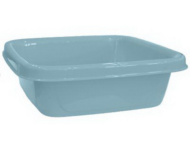 Таз 10л квадратный  "Ориджинал" небесный SV3940 *17