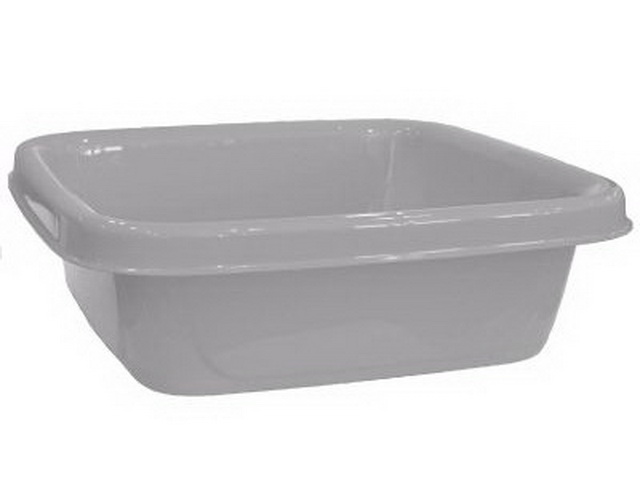 Таз 10л квадратный  &quotОриджинал&quot серебряный  SV3940 *17