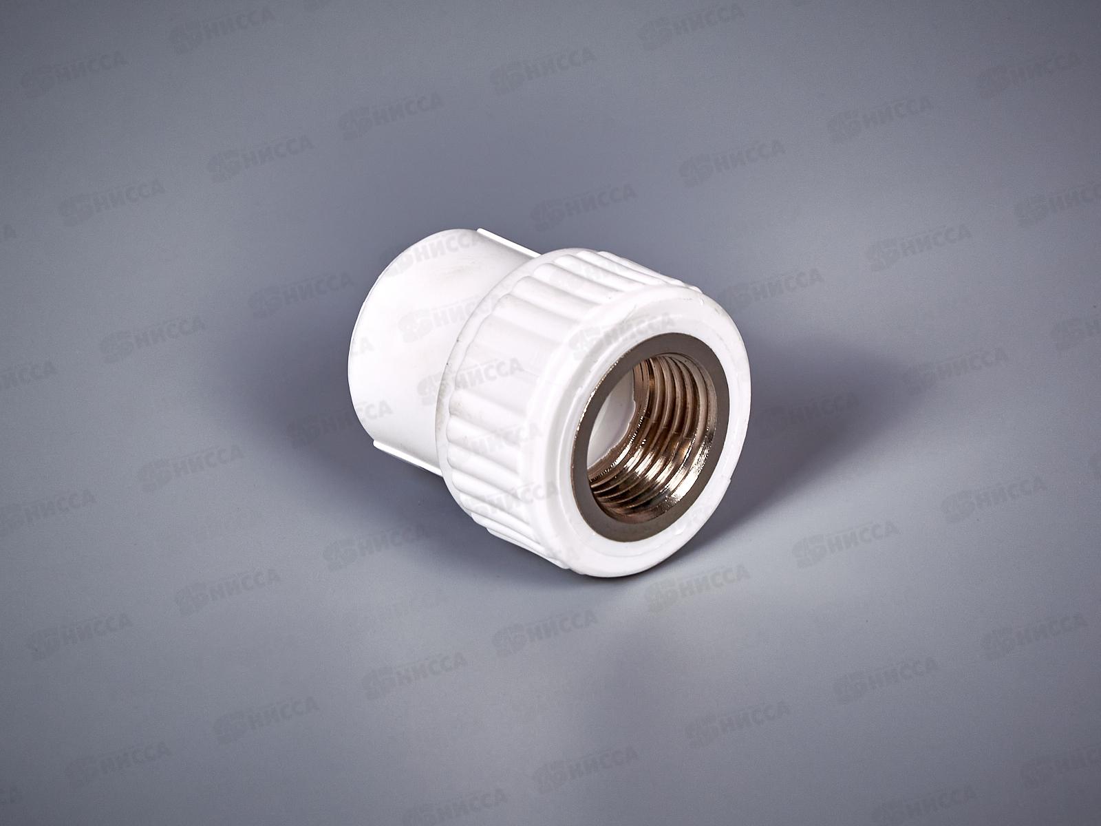 Муфта PP-R комбинированная внутренняя резьба DN20*1/2&quot полипропиленовая/гайка СТМ Пласт *30/390