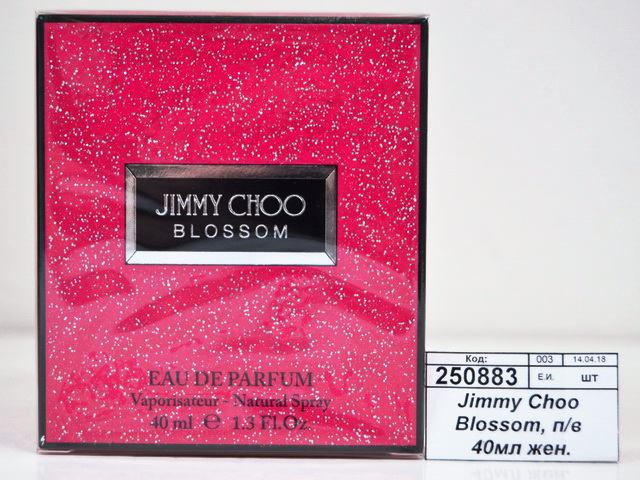 Jimmy Choo Blossom, парфюмерная вода 40мл женская М