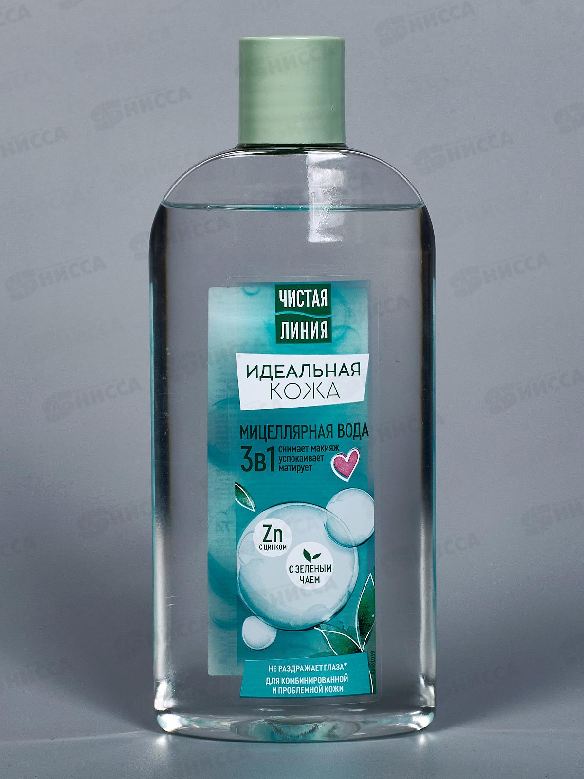 Концерн Калина Чистая Линия Мицеллярная вода Идеальная кожа 400мл *4/12