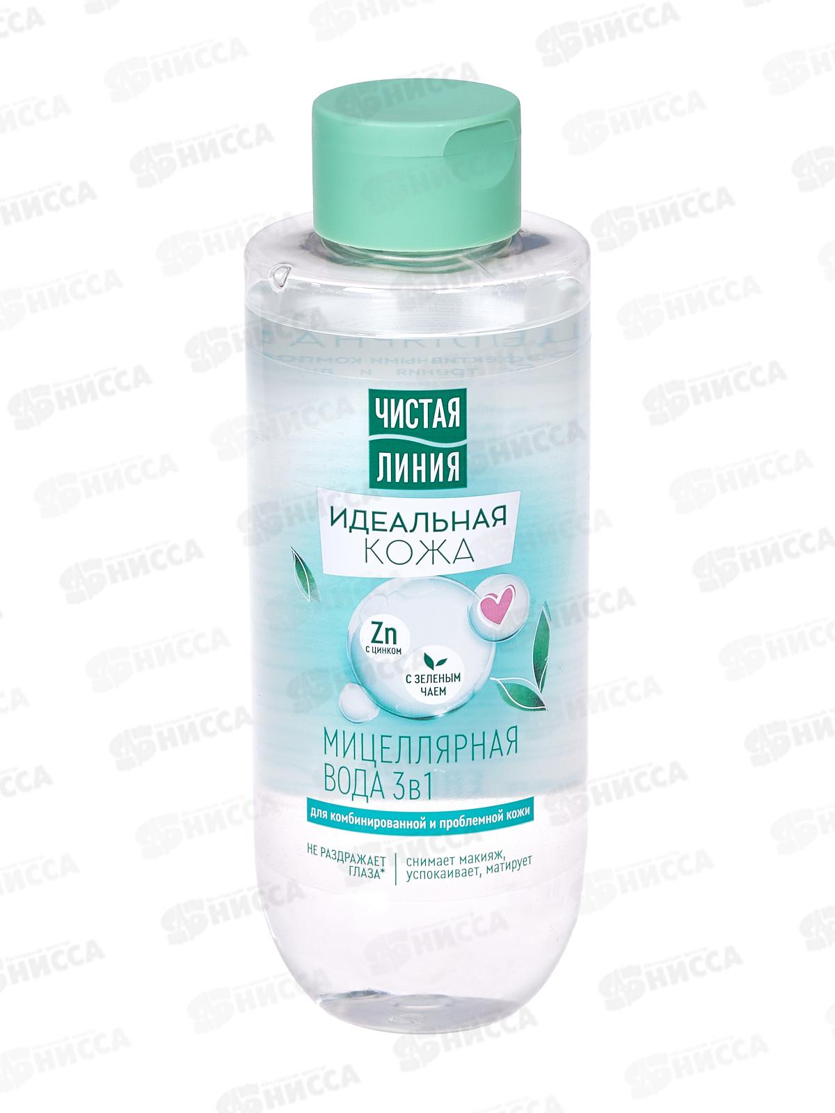 Концерн Калина Чистая Линия Мицеллярная вода Идеальная кожа 400мл *4/12