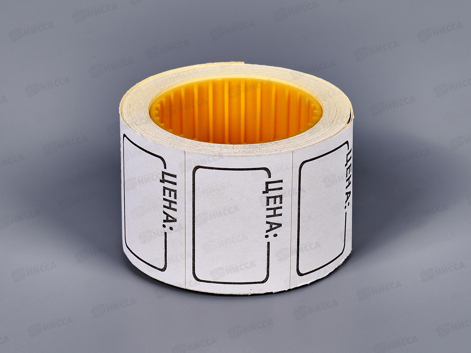 Ценники OfficeSpace  средний 35*25мм, 200шт в рулоне белые, Spt_4183 *5/100