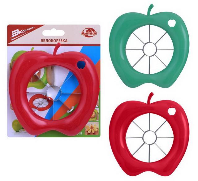 Яблокорезка эконом 2 цвета  AN53-32 *12