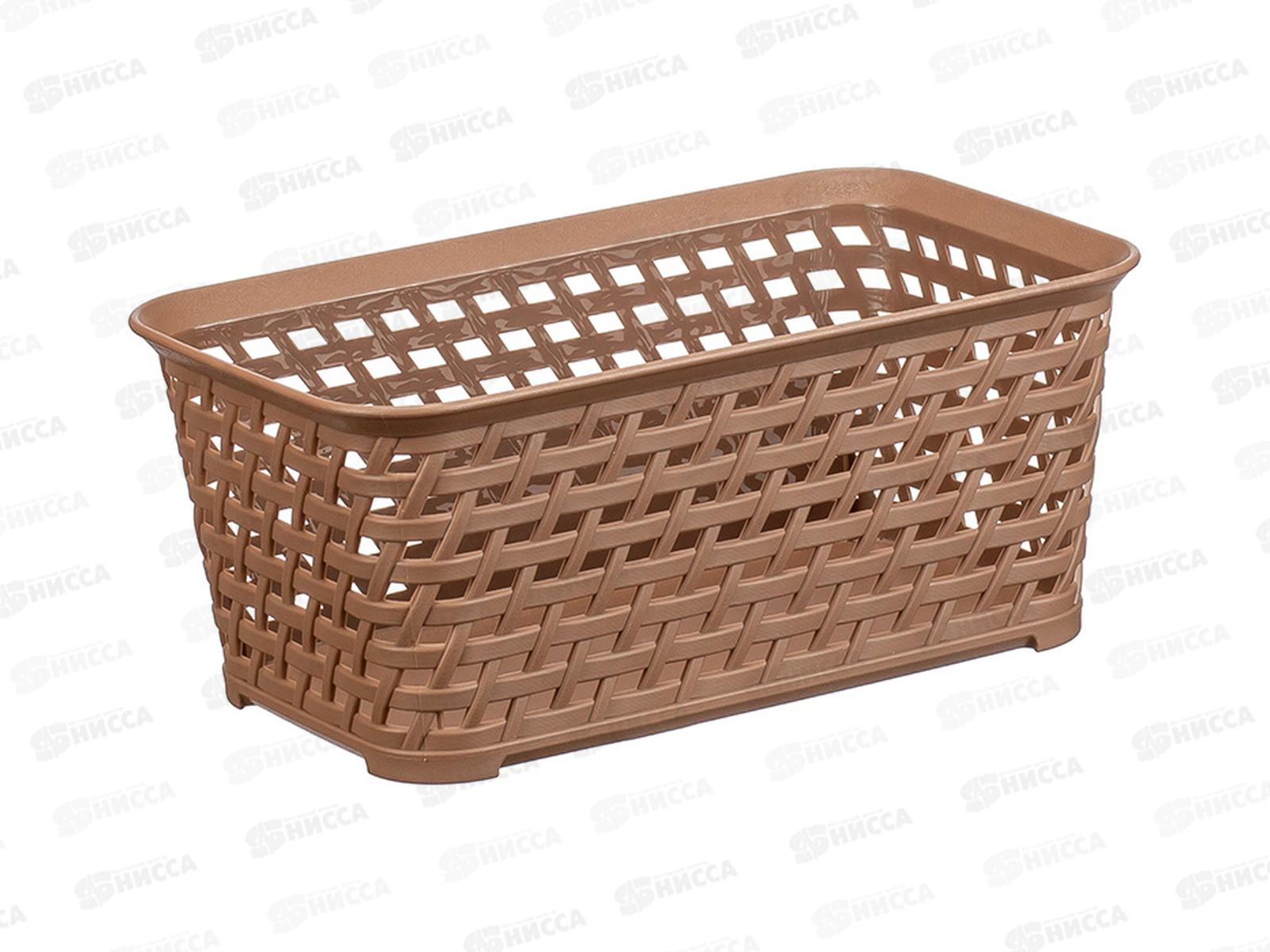 Ящик РОТАНГ 240*150*100 бежевый ротанг М2373 *15