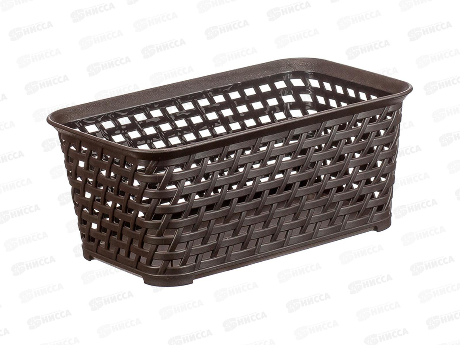 Ящик РОТАНГ 240*150*100 коричневый ротанг М2373 *15