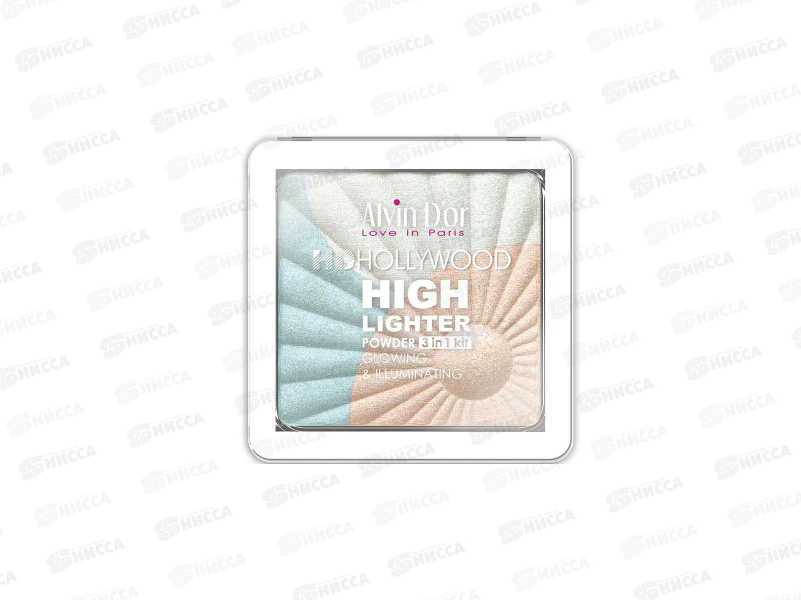 Алвин Дор HL-01 Пудровый хайлайтер для лица №01 *12