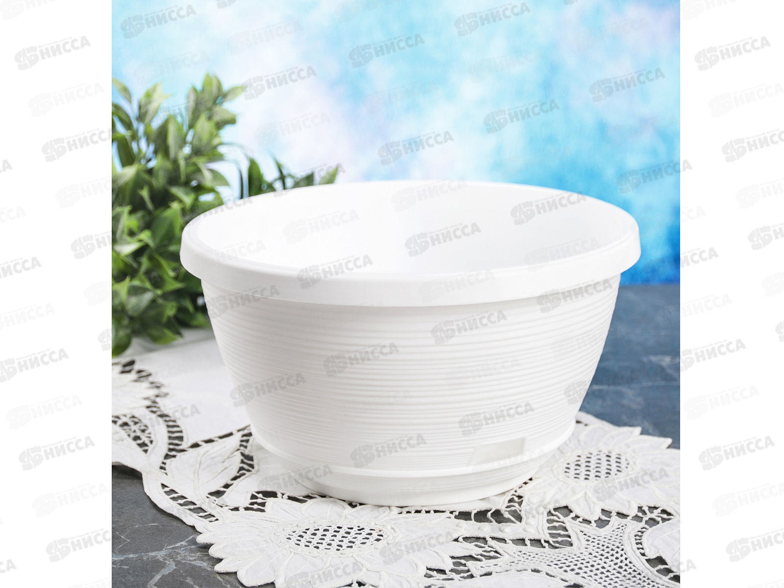 Горшок для цветов Марсель 4,5л  Белый  *15