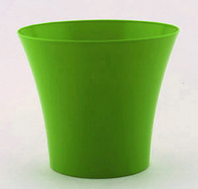 Горшок для цветов Сити 0,6л с поддоном Лайм  *12