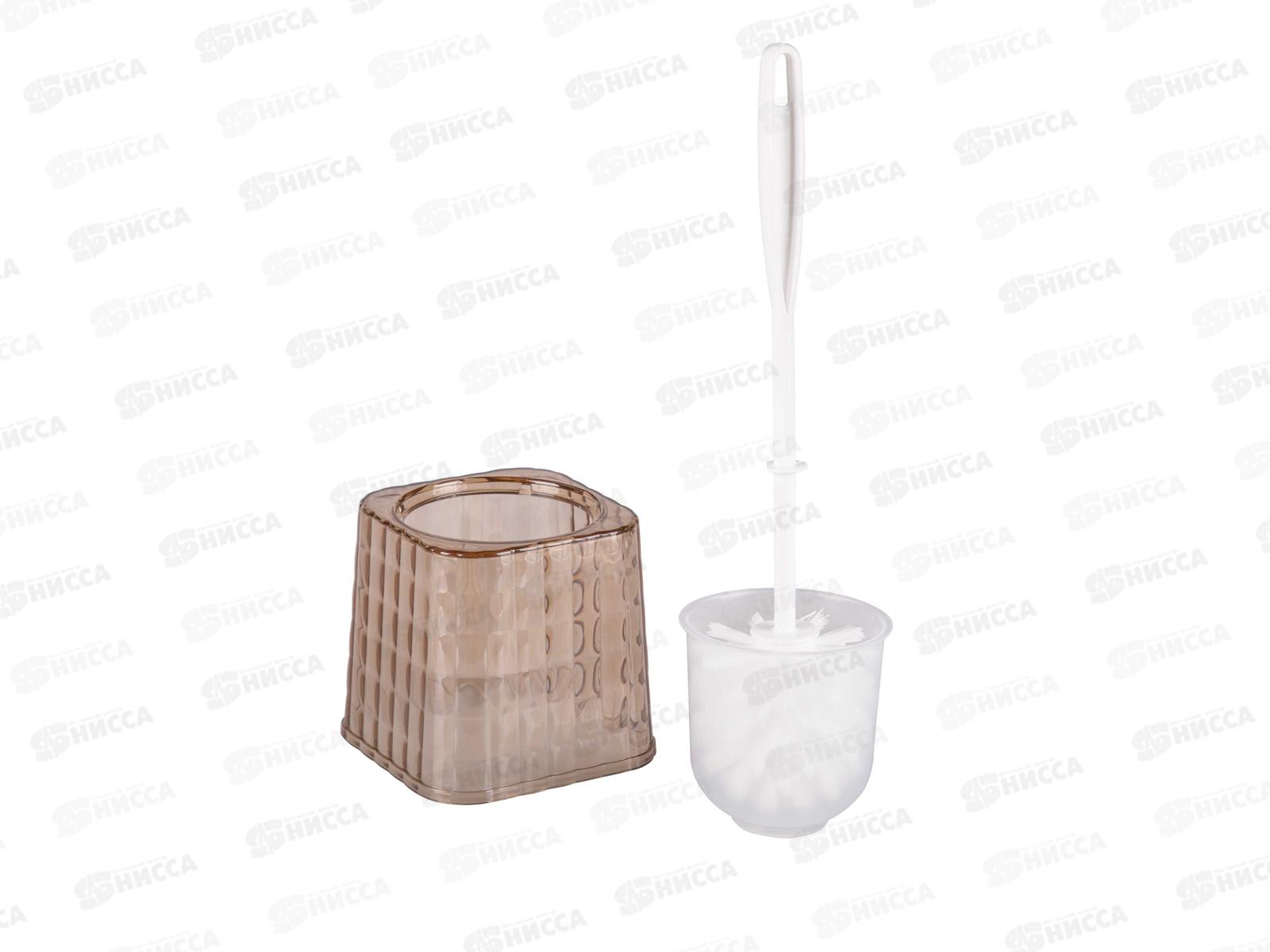 Ерш туалетный с подставкой &quotКристалл&quot тонированный М6763 *20