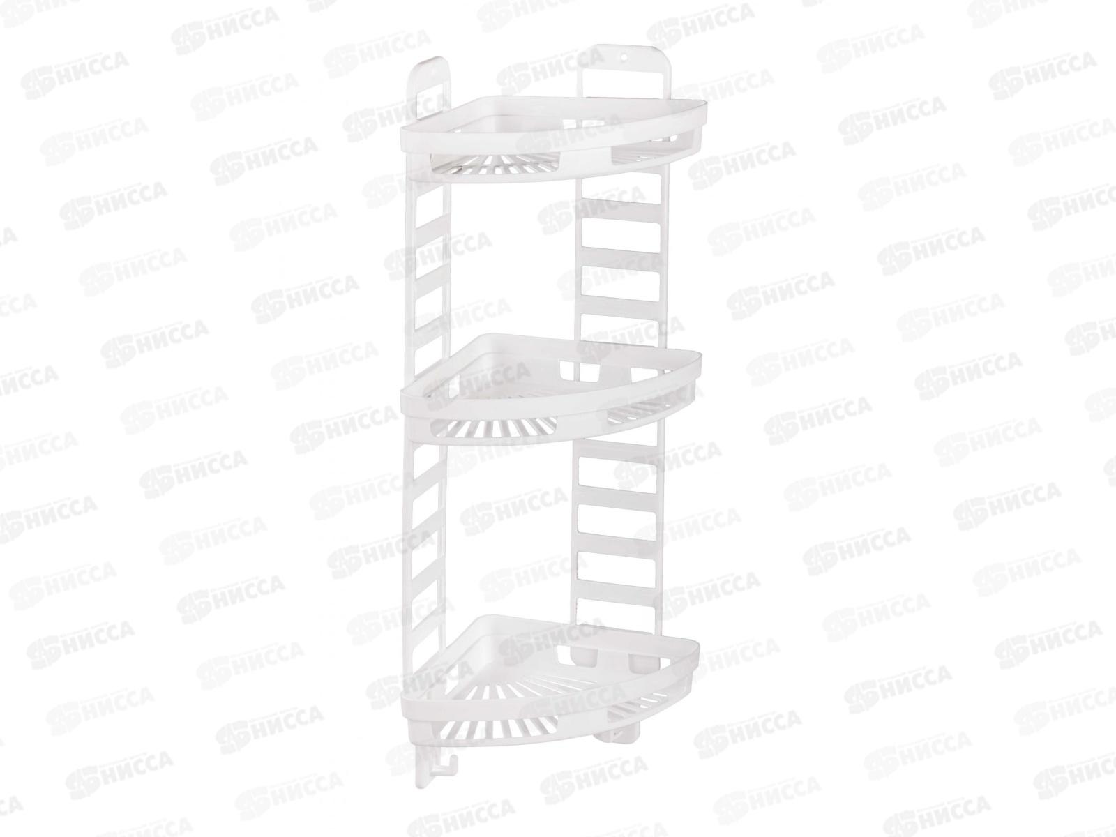 Полка угловая  &quotТрансформер&quot 250*180*580 белый М6848 *12