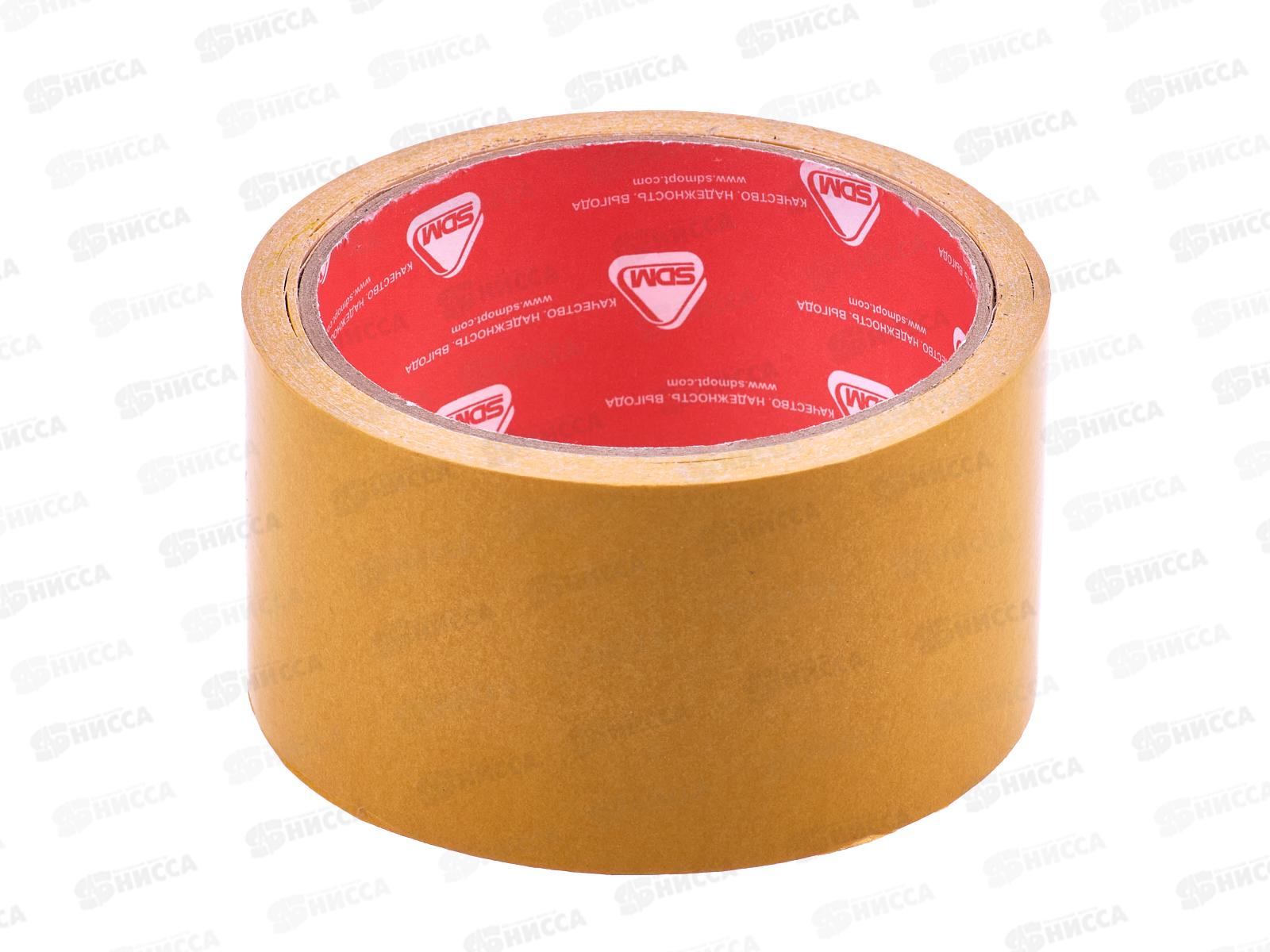 Скотч двухсторонний 50*10 SDM, полипропиленовый *36