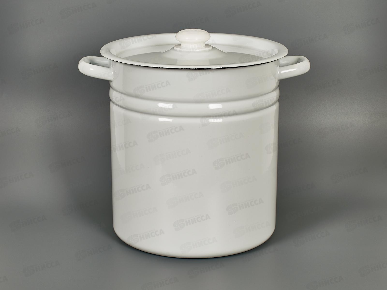 Кастрюля 12,0л цилиндрическая светлая с пластиковой кнопкой С41624.3 *2