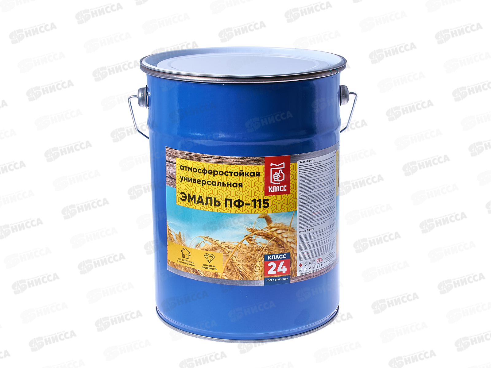 ЭМАЛЬ ПФ-115 ярко зеленый 5кг Класс-24 *4