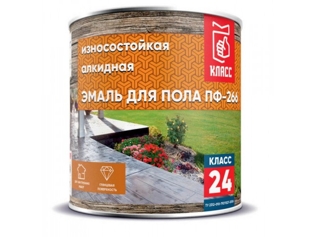 ЭМАЛЬ ПФ-266 красно-коричневый 2,7кг Класс-24 *6