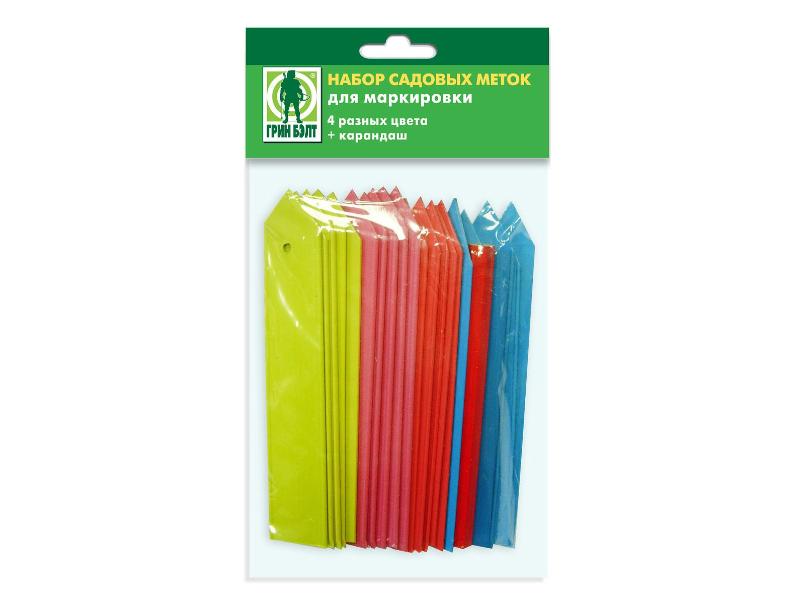 Набор садовых меток с карандашом 20шт  *120