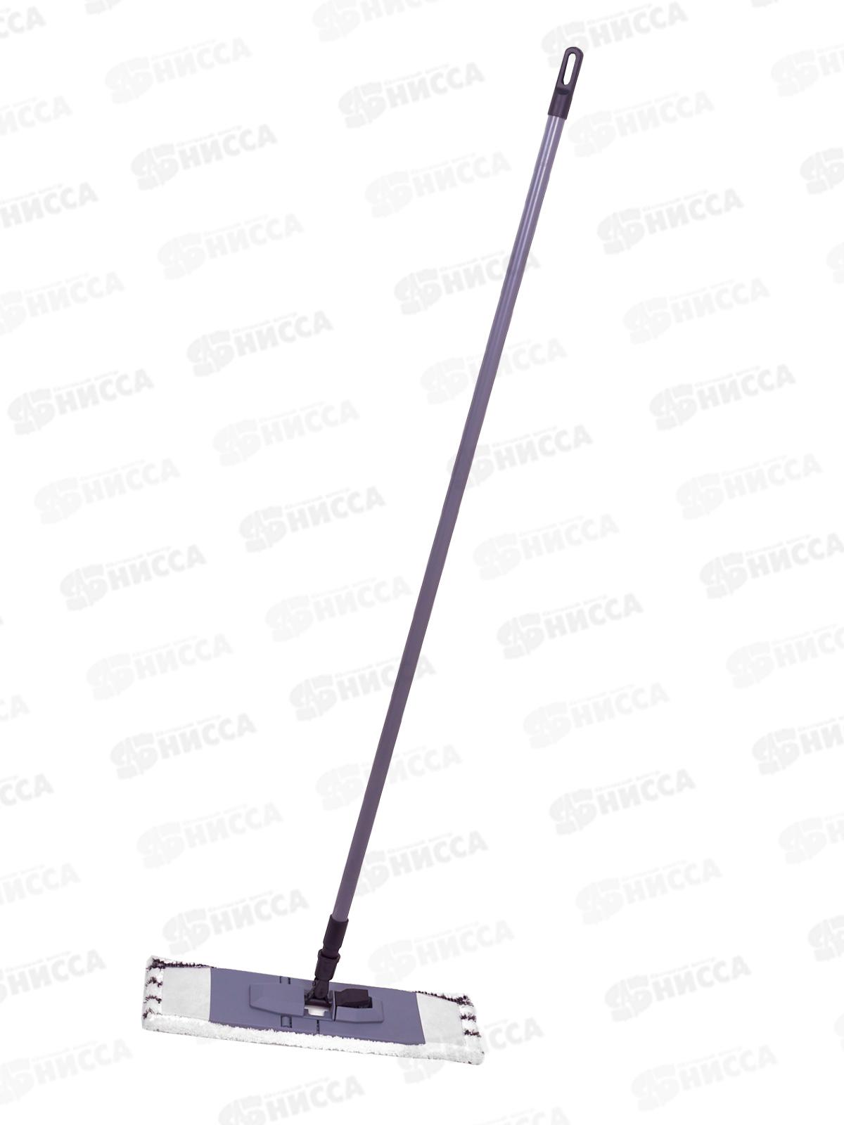 Швабра универсальная с черенком 120см СТАНДАРТ серый, PT9011 *12