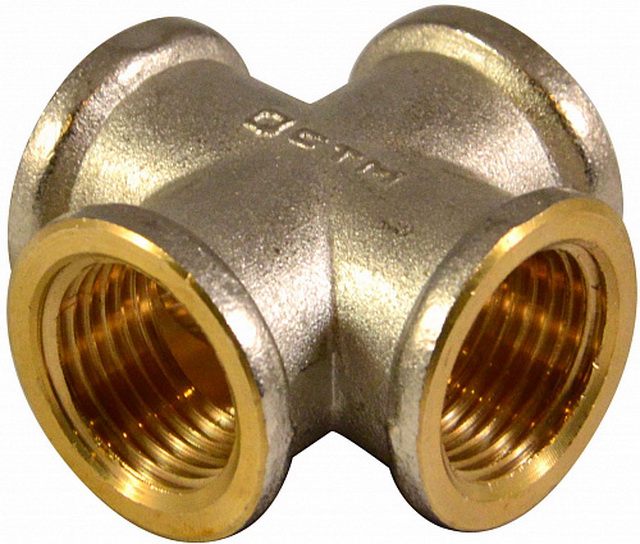 Крестовина 1/2&quot гайка/гайка/гайка/гайка СТМ *10/40