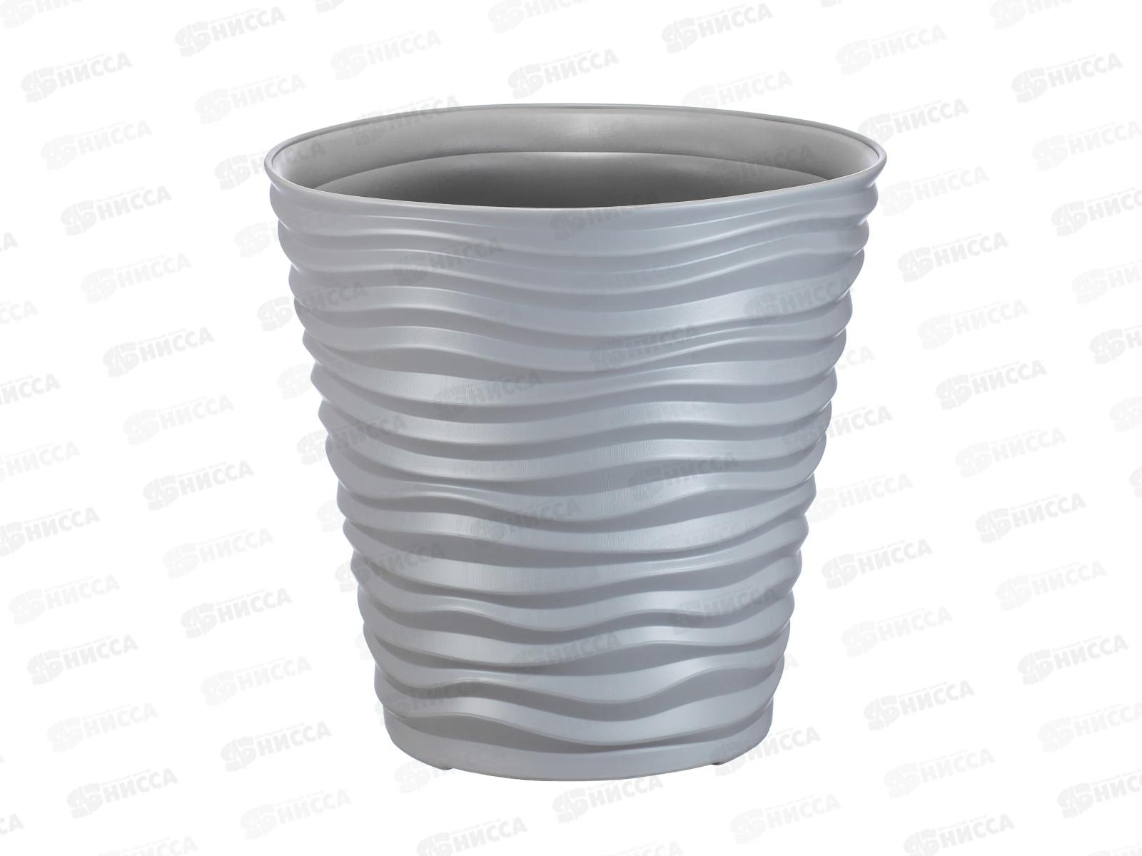 Кашпо ДЮНА 50л Серый М3403 *3