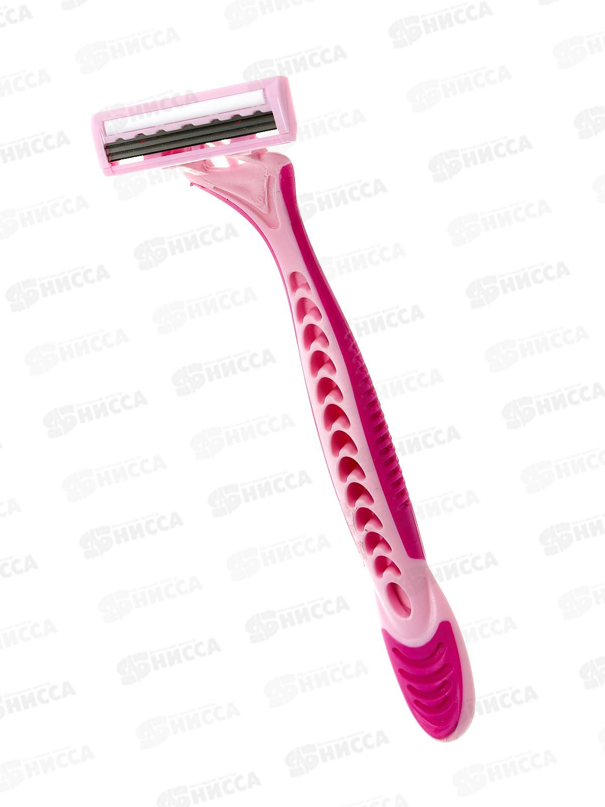 SELENA3 BLUE одноразовые бритвенные станки 24 штуки на карте *672