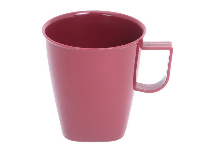 Кружка пластмассовая  360 мл рубиновая  *32