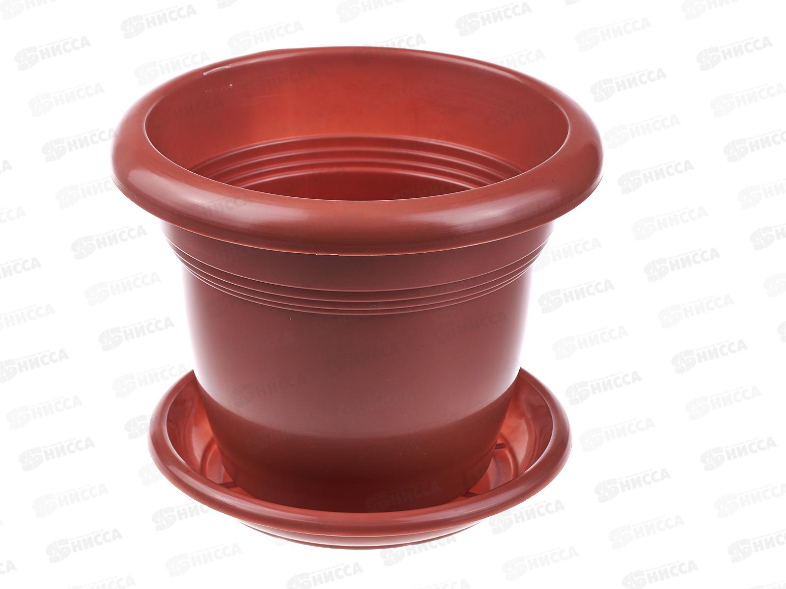 Горшок для растений  1,5л с поддоном Платар *25