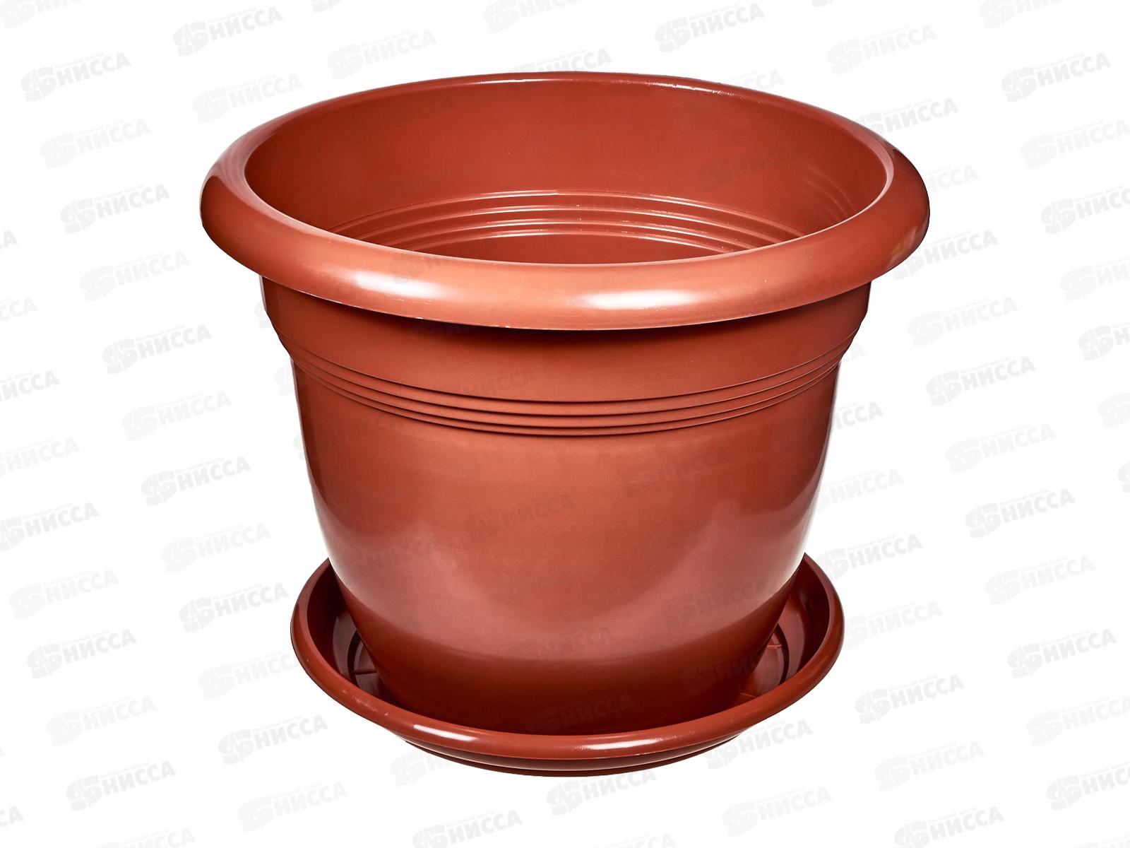 Горшок для растений  20л с поддоном  Пластик *15