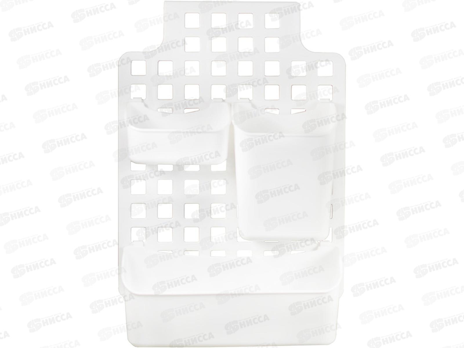 Органайзер навесной с контейнером Белый М1594 *6