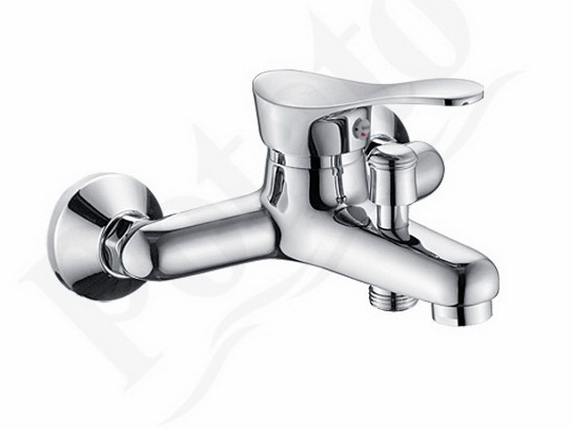 Смеситель для ванны РОТАТО Р30214 коричневый гусак