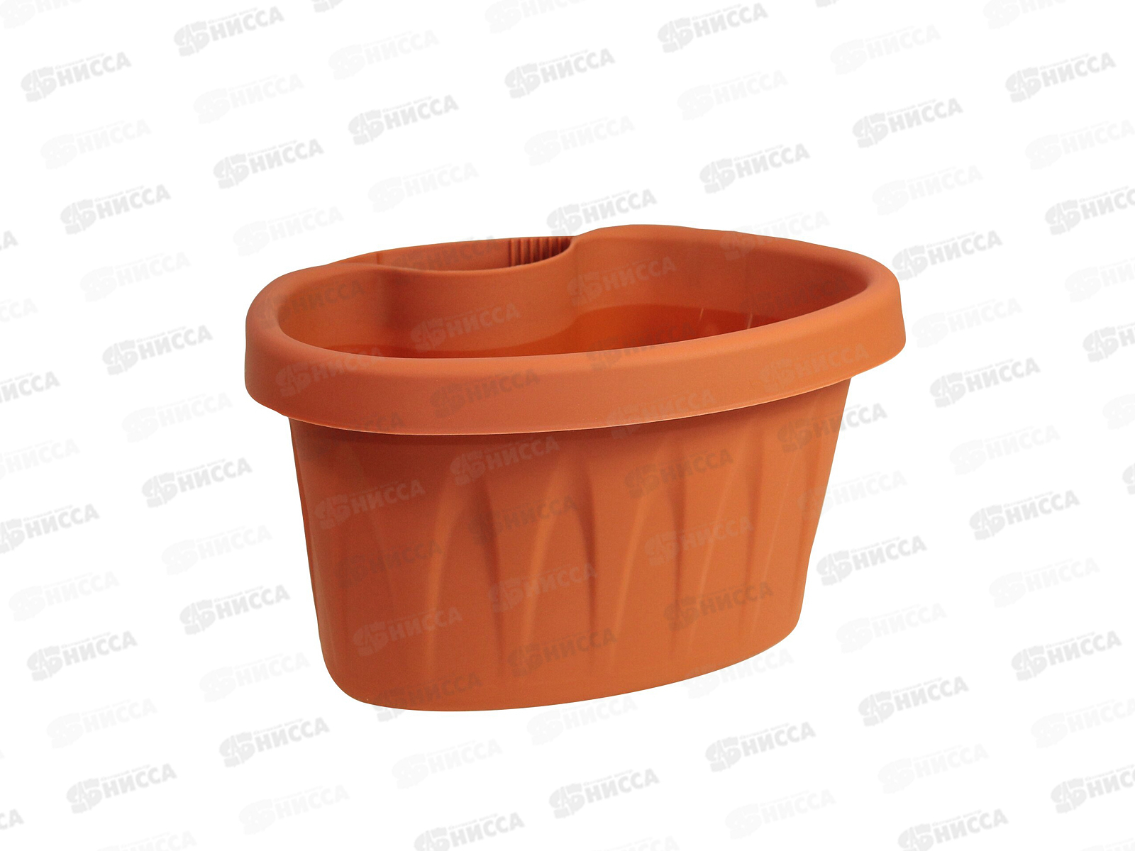 Кашпо АЛИЦИЯ на водосточную трубу 3,5л Терракотовый М3114 *15
