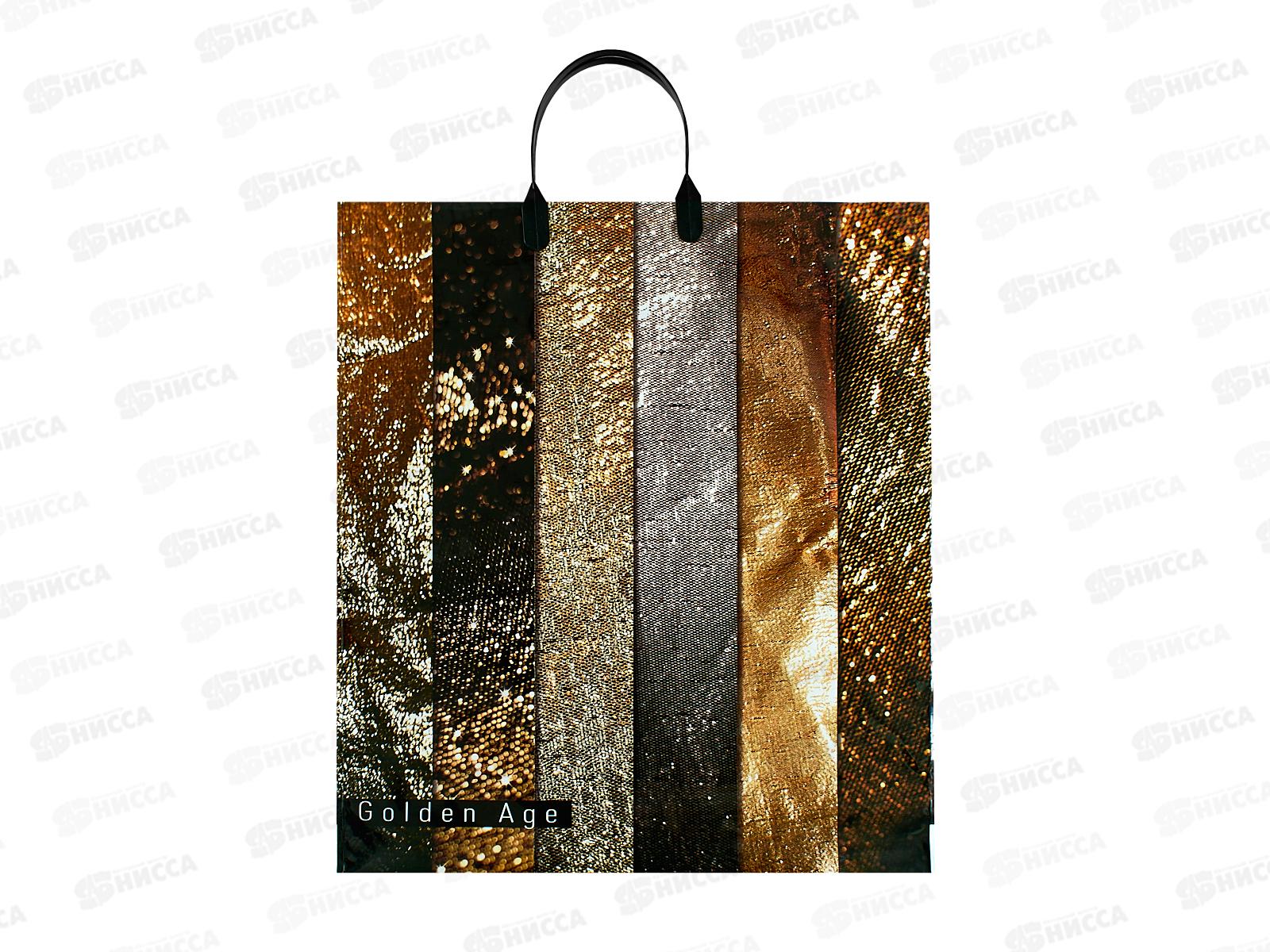 Пакет с пластиковой ручкой 40*44 Золотой век *10/100