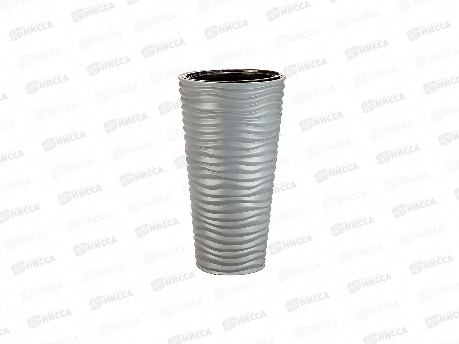 Кашпо ДЮНА 9/42л со вставкой Серый М3402 *1