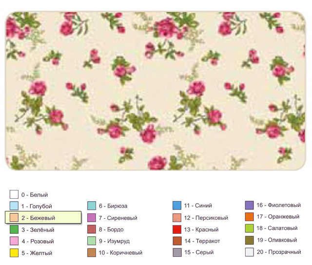 Клеенка на нетканой  основе Колорит Арт.521-2 25м