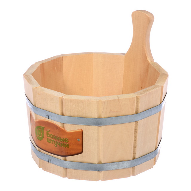 Ушат "шайка" 5 литров липа "Банные штучки"  03357 *1