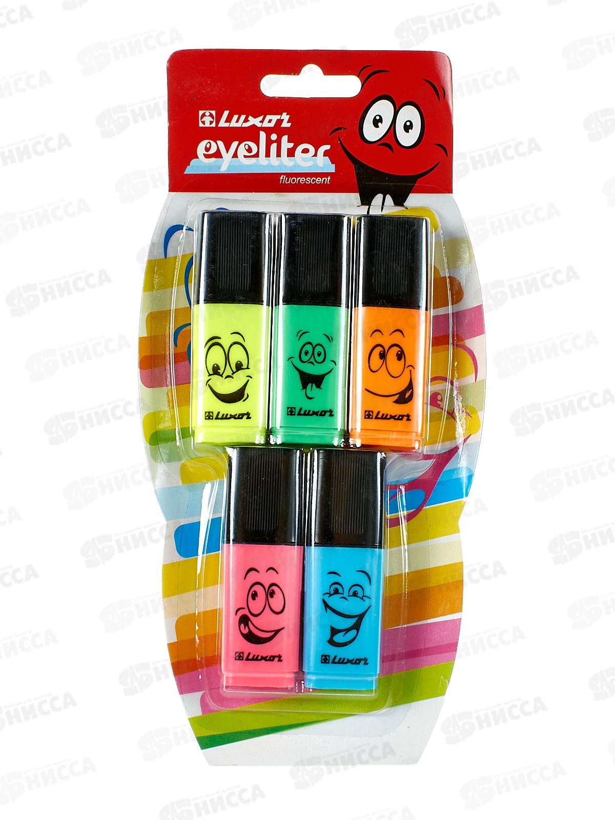 Маркеры LUXOR Eyeliter  текстовые , 5 цветов, 4030/5 BC*12