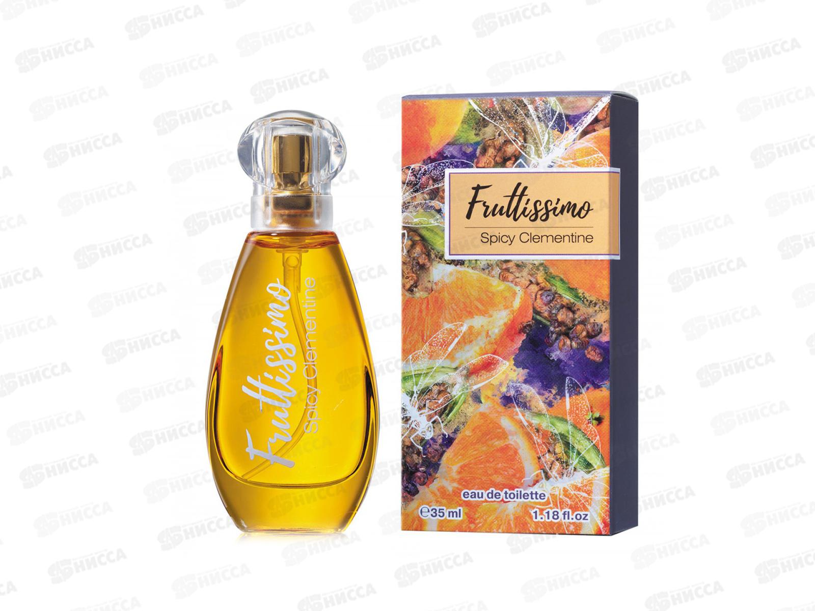 Fruttissimo Пряный Клементин, туалетная вода 35мл женская *24  M