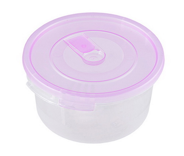 Контейнер СВЧ 0,4л "Смайл" с клапаном круглый С52000 *60