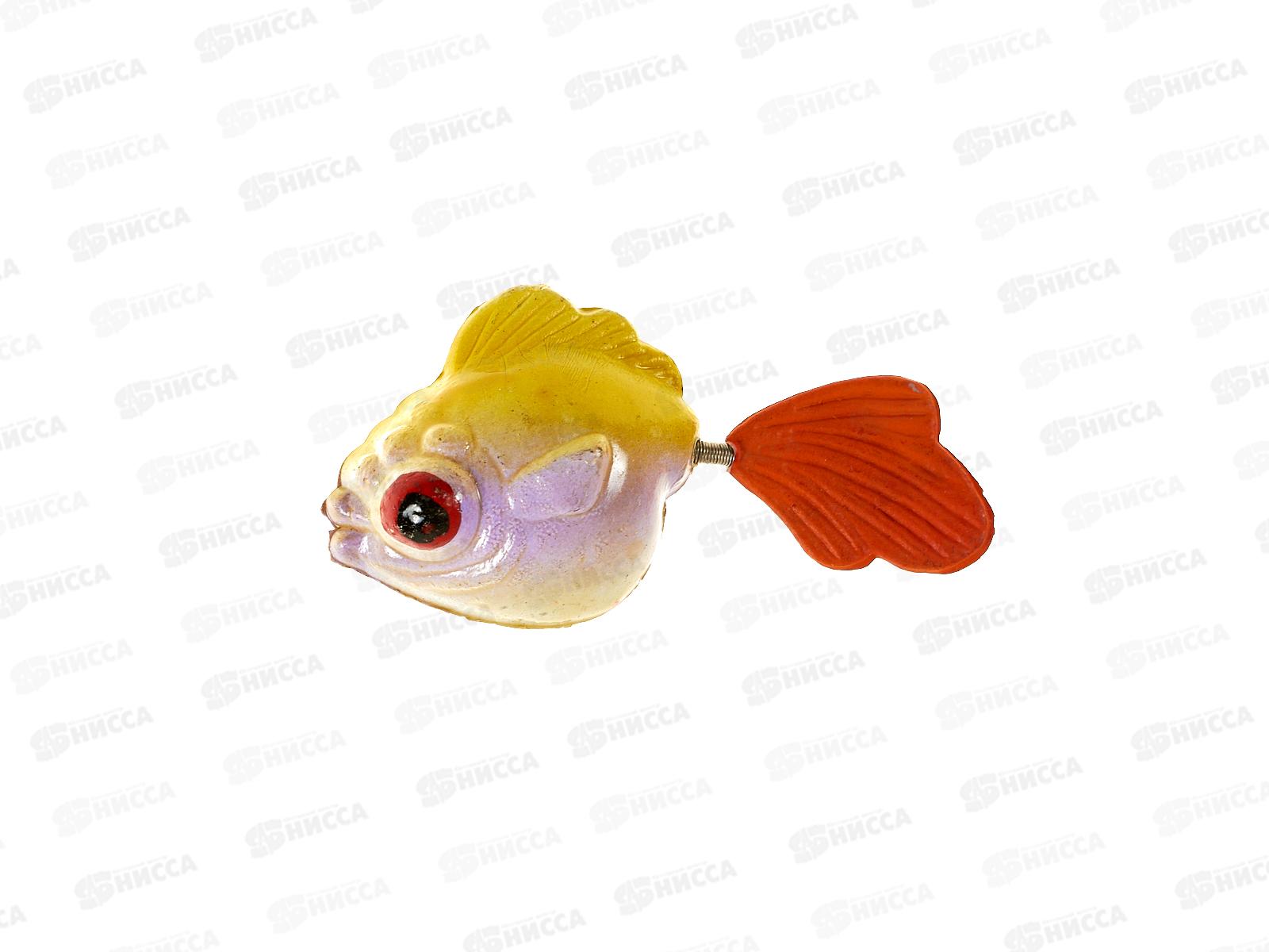 Магнит Рыба/Попугай 6см пластик 048254 *60  Б