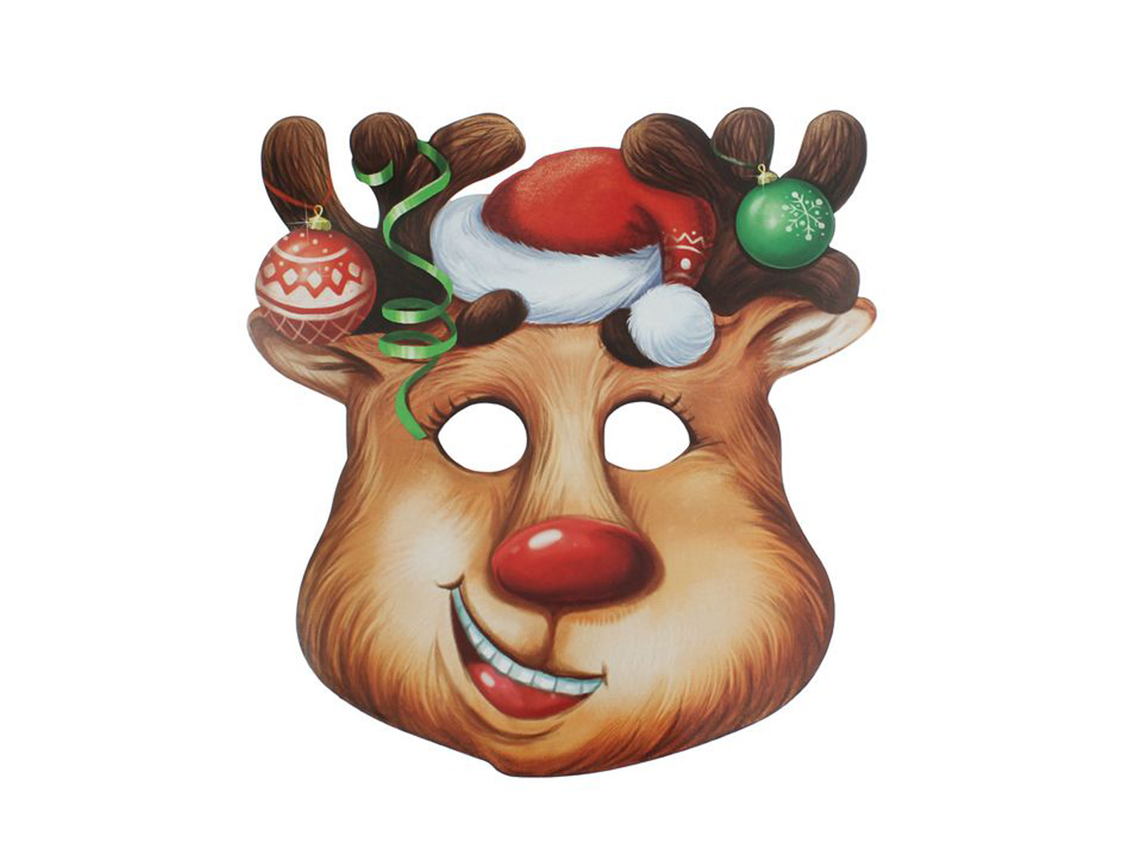 Маска карнавальная &quotСеверный олень&quot 26,8*27,5см 1363042