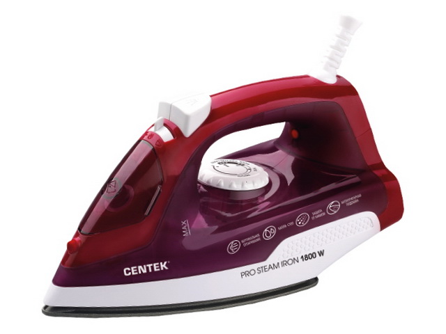 Утюг электрический CT-2347 1600вт пурпурный  *10
