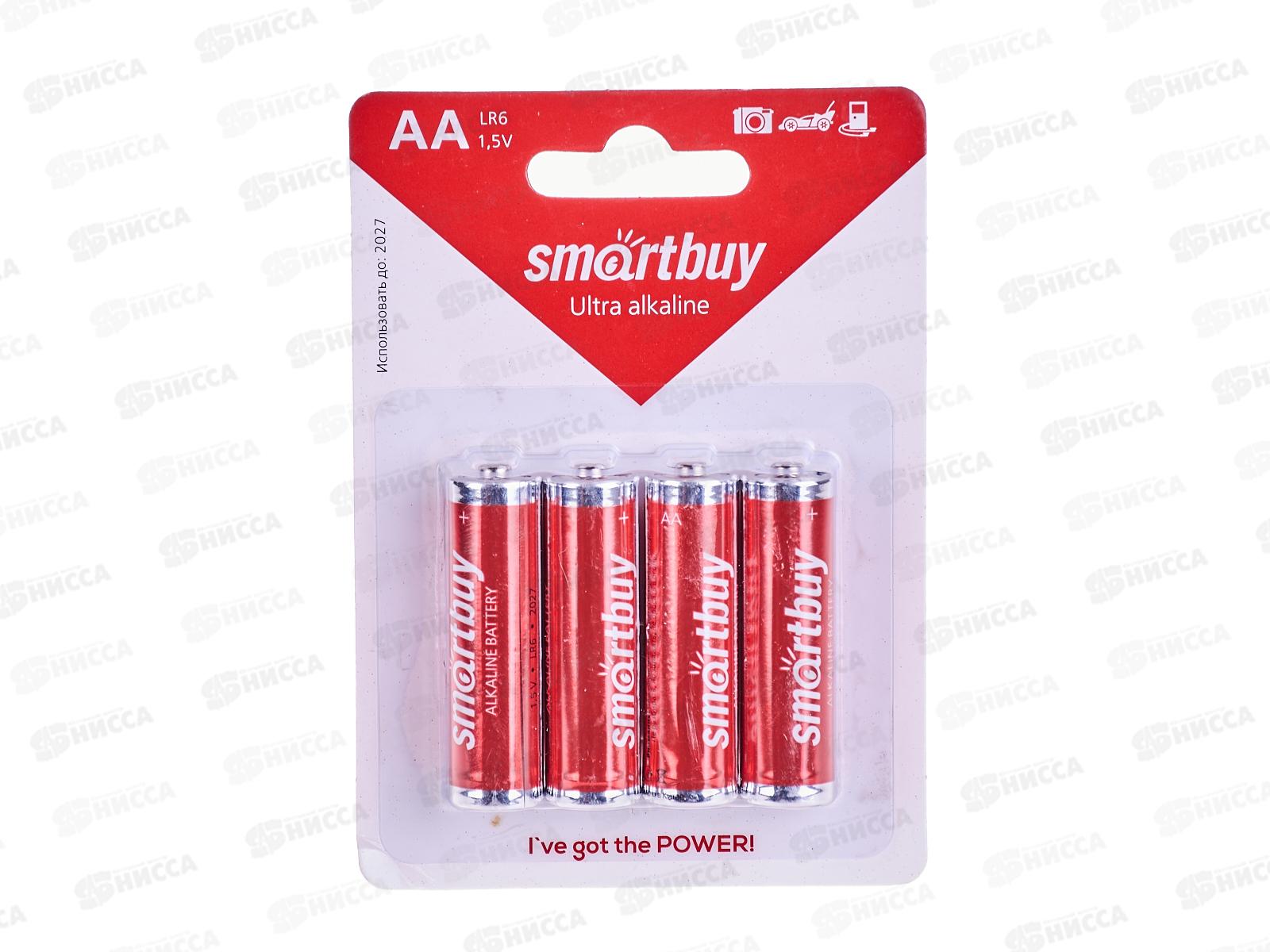 Батарейки SmartBuy LR6/4B *4/48/480