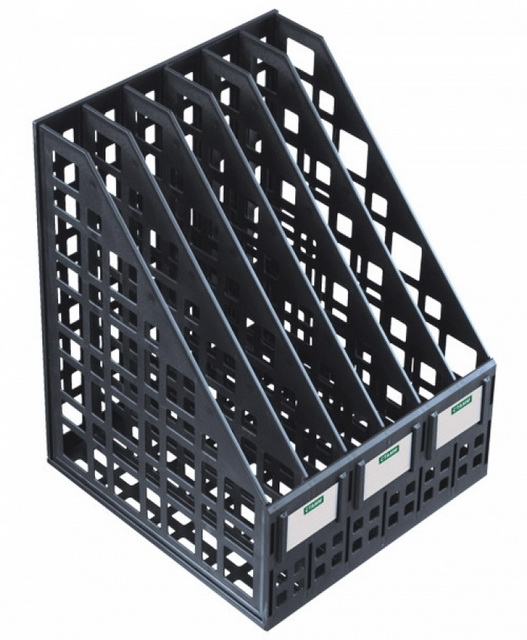 Лоток вертикальный 6 секций СТАММ черный, ЛТ87/ЛТВ-63726 *12