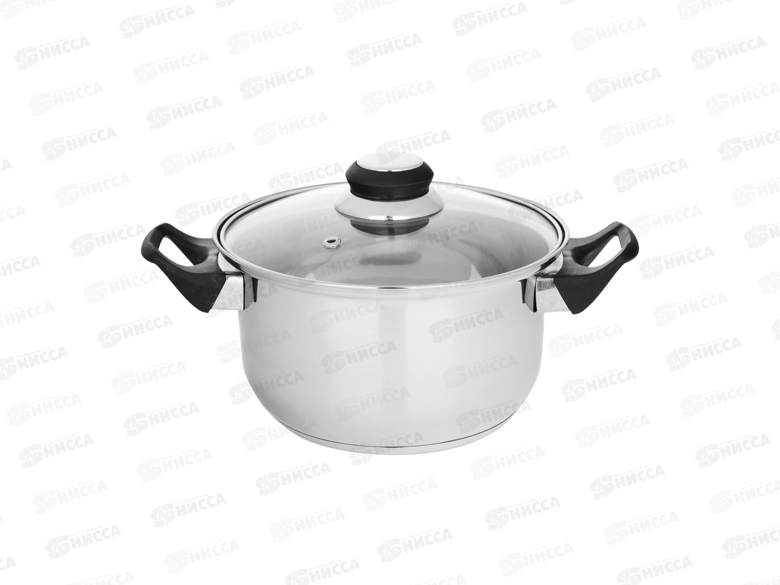 Кастрюля 2,1л Стрейтон стеклянная крышка 822-118 г