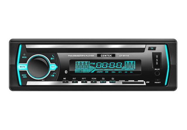 Автомагнитола CT-8114 цветной 4*50Вт Bluetooth USB/AUX/SD/MMC/MP3