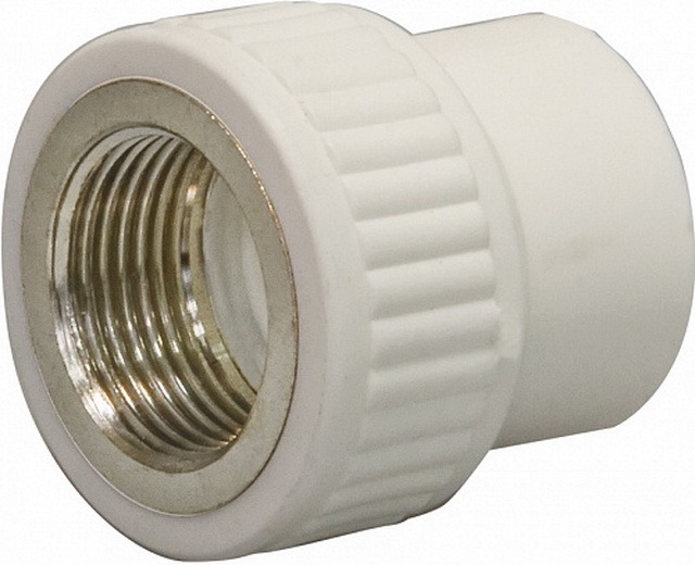 Муфта PP-R комбинированная разъемная внутренняя/резьба DN25*1/2" СТМ Пласт *10