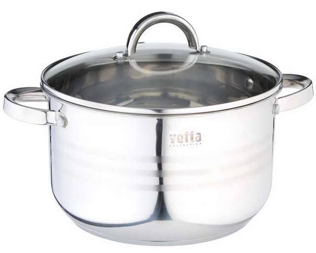 Кастрюля 5,4л Фултон стеклянная крышка, 822-115 г