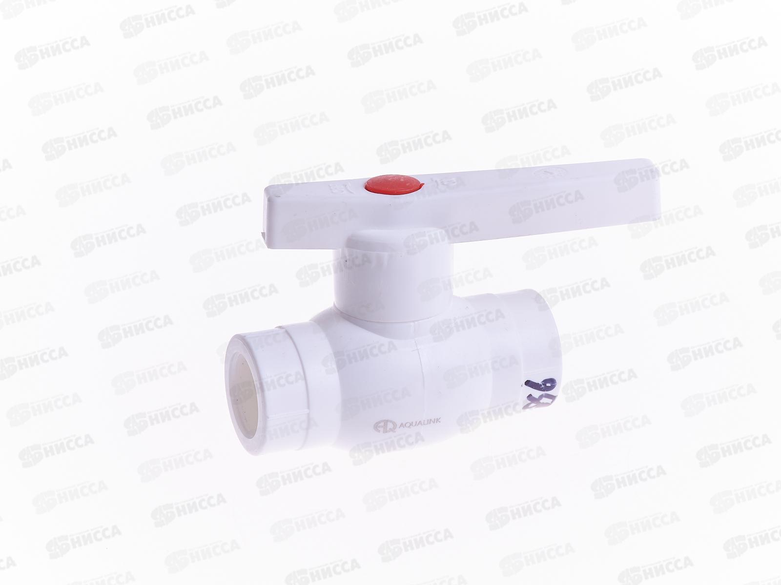 Кран шаровый для полипропиленовых труб DN20, Aqualink, 03619 *10/60