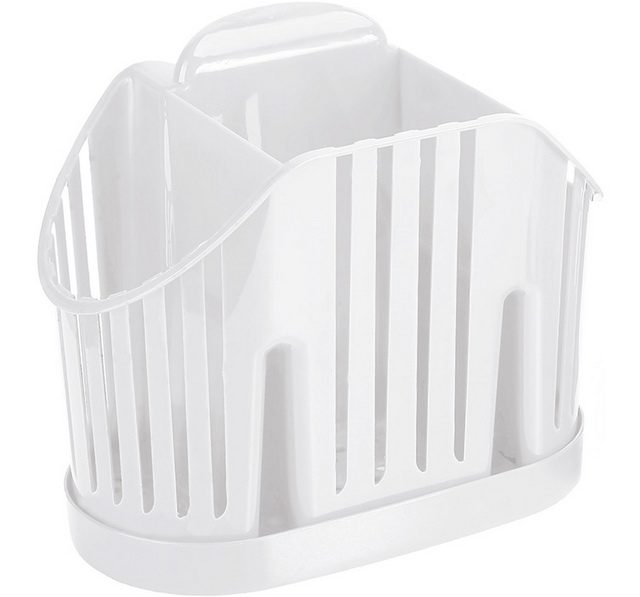 Сушилка для столовых приборов 3-х секций Белый М1160 *16