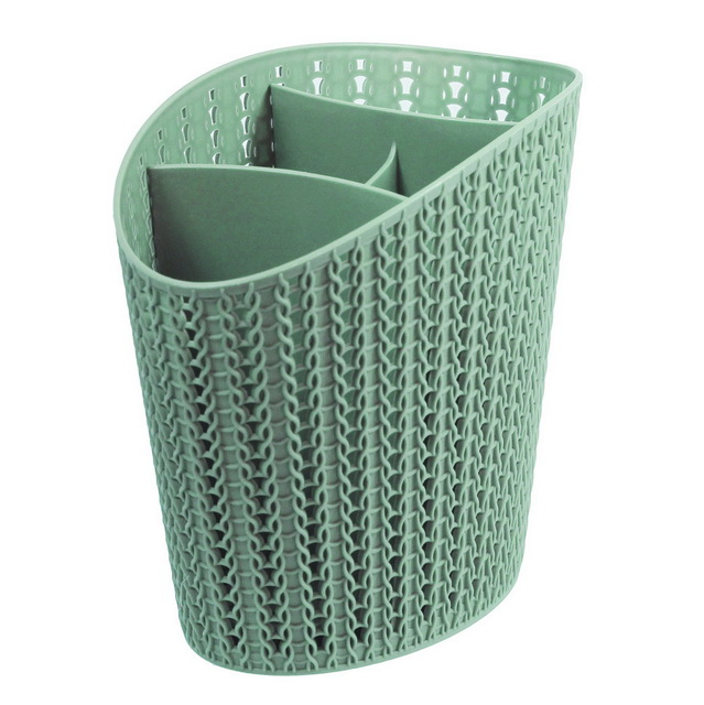 Сушилка для столовых приборов ВЯЗАНИЕ Фисташковый М1166 *24