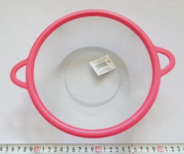 Сито металлическое 20см плетеное ободком круглое(011157)  Ж